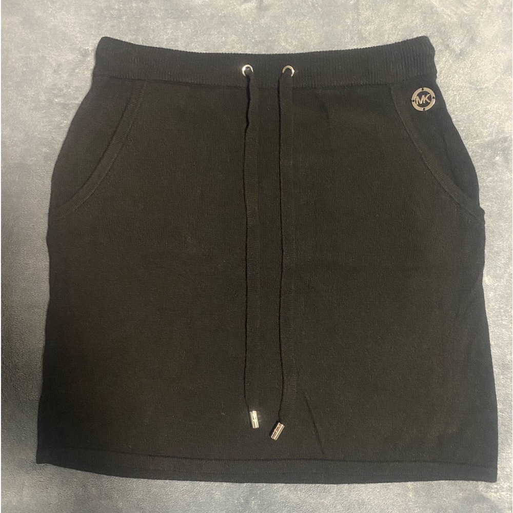 Micheal Kors Black Knitted Mini Skirt size XS